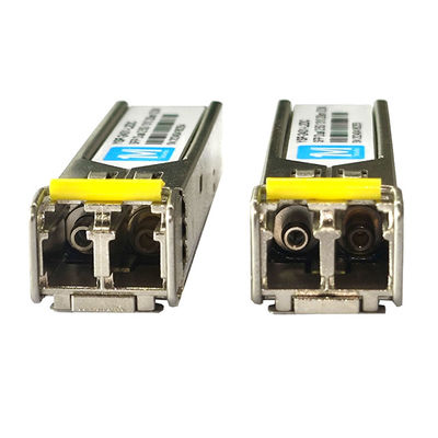 Data Rate 2.5G Duplex 80km 1550nm LC Connector DDM Pluggable SFP Transceiver for Long Distance Fiber Optic Transceivers