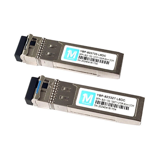 1.25G Data Rate Fiber Optic Transceivers SFP 155M BIDI 60km 1310nm/1550nmn LC Connector DDM WDM Simplex Optical Module